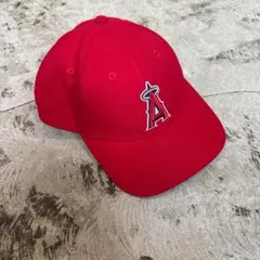 ニューエラ エンゼルス マジックテープ キャップ 赤 9FORTY 古着