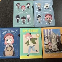 【非売品】SPY×FAMILY×ローソンコラボ クリアファイル 5枚セット