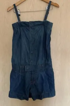 ユナイテッドアローズ　デニム　チョーブトップ　サロペット　ショートパンツ