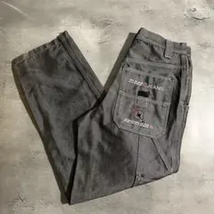 버기 데님 실버 스트리트 패션 자수 버기