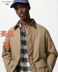 美品 ユニクロ JWA パフテックユーティリティジャケット XL 34BROWN