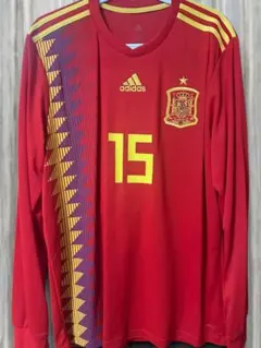 2018 スペイン代表 ワールドカップ 長袖 15番 セルヒオ・ラモス