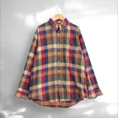 80s 90s llbean NORTHWOODS チェック ネルシャツ 長袖