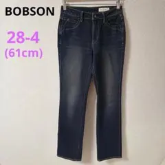 【ボブソン】Bobson　Ladies ストレートデニム　Ｇパン　ダークブルー