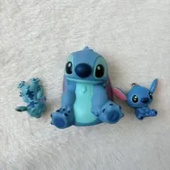 スティッチ　ミニフィギュア　3個セット