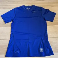Nike Pro Combat Dri-Fit トレーニングトップ S 青