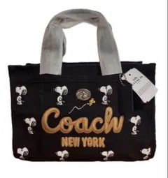 新品未使用】COACH x Disney ミッキー刺繍 トートバッグ タグ付き 