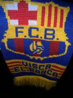 バルセロナ　サッカーマフラー　BARCA