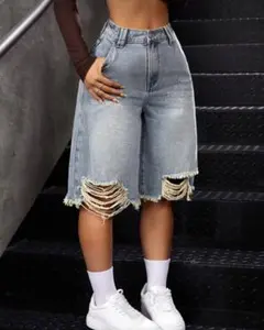 ハーフパンツ デニム