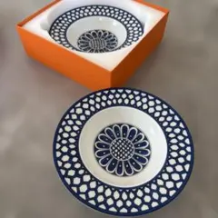 未使用保管品♪HERMES エルメス ブルーダイユール スーププレート24cm