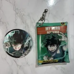 僕のヒーローアカデミア 緑谷出久 缶バッチ キーホルダー