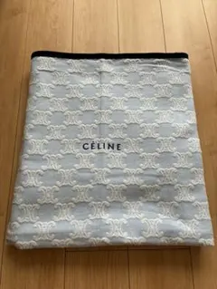 CELINE タオルケット マカダム柄 ロゴ刺繍 - メルカリ