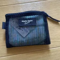 marie claire メッシュポーチ タオル付き