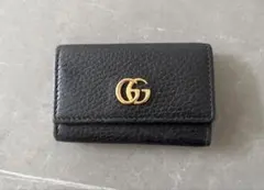 GUCCI ドリアン GG シボ革 カードケース 近代 ブラック 美品】GUCCI ドリアン GG シボ革 カードケース 近代 ブラック - メルカリ