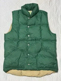 70's SIERRA DESIGNS ダウンベスト ケリーグリーン L 初期のサムネイル