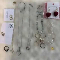 アクセサリー まとめ売り リング ネックレス ピアス 83点セット