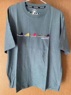 CONVERSE 半袖 Tシャツ 刺繍 スニーカーデザイン Lサイズのサムネイル