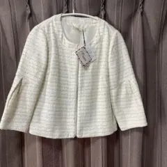 【新品タグ付き】free's mart ノーカラー ツイード ジャケット Ｍ