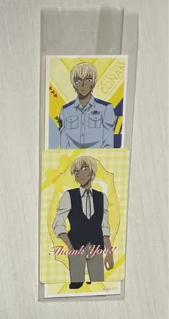 名探偵コナン　メッセージカードコレクション　ロングステッカー　安室透　セット