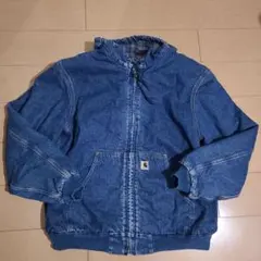 【超希少】carhartt カーハート アクティブジャケット デニム J08 2025年最新】CarHartt アクティブジャケット デニムの人気