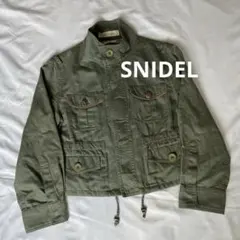 訳ありsnidel リメイク風ショートモッズ ジャケット 1sizeのサムネイル
