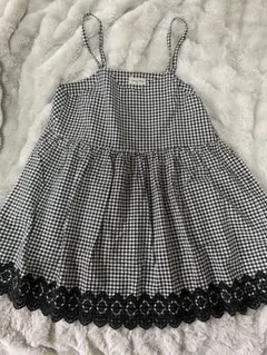 sm2 サマンサモスモス　裾スカラップ刺繍キャミチュニック　新品