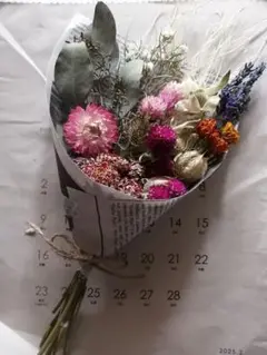 ⑱　ナチュラルブーケ　ドライフラワー　　 お花いっぱい　お値下げ不可
