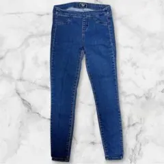 【USA製】ハートデニム スキニーパンツ デニム S (Ｍ相当)レギンスのサムネイル