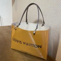 LOUIS VUITTON オレンジショップ袋 ビニールカバーショッパーバック