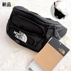 海外限定✨新品 THE NORTH FACE ミニボディバッグ ロゴ刺繍 黒
