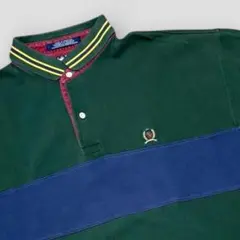 90s Tommy hilfiger トミーヒルフィガー ポロシャツ 半袖