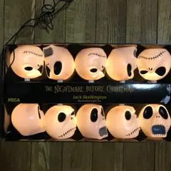 新品未開封！ナイトメア・ビフォア・クリスマス アール・ガレ風ランプNECA The Bradford Exchange Disney The Nightmare Before Christmas
