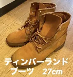 ティンバーランド　timberland ブーツ　イエロー　9w 27cm