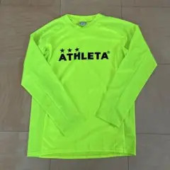 ATHLETA 蛍光イエロー 長袖シャツ 160