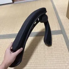ブラック アームレスト 合成皮革