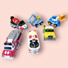 こ*み様 Disney Motors 働く車たち 6台まとめ トミカ