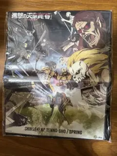進撃の巨人 JRA阪神競馬場コラボ 天皇賞(春) Tシャツ 黒 L<非売品>