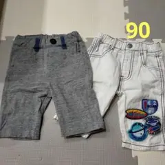 JUNK STORE ハーフパンツ　半ズボン　90