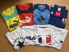 子供服半袖8着まとめ売り！ 150 アディダス プーマ チャンピオン コンバース