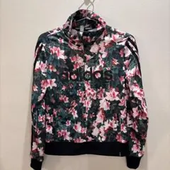 美品　アディダス　花柄　ジャージ トラックジャケット