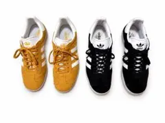 adidas GAZELLE ガゼル 26cm 2足セット ブラック・イエロー系