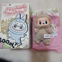 POPMART LABUBU THE MONSTERS ぬいぐるみ　未開封 LABUBU マカロンぬいぐるみ POPMART MONSTERS 未開封 1点