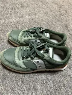 26cm サッカニー SAUCONY グリーンスニーカー