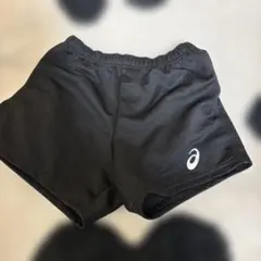 ASICS 黒 ショートパンツ バレーボール