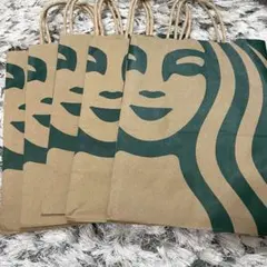 Starbucks スタバ ショップ袋5枚セット