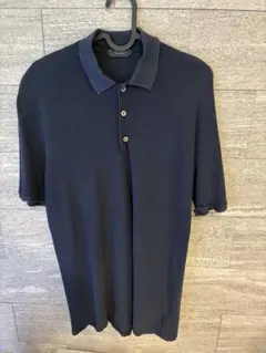 ZANONE icecotton 長袖ポロシャツ ネイビー 46 スローウェア - メルカリ