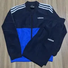 adidas ジャージセット ネイビー/ブルー