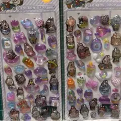 ラブブボンボンドロップウォーターシール2枚