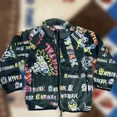 Hystericミニフリースジャケット 総柄