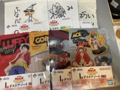 ワンピース 一番くじ G賞タオル 3枚 I賞 デスクアソート 4セット